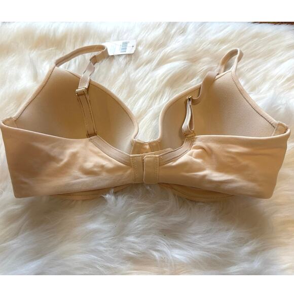 Soma Embraceable NWT nude beige underwire perfect coverage bra 32D - Picture 4 of 6